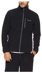 Fast Trek II Ανδρική Ζακέτα Fleece με Φερμουάρ Μαύρη Columbia